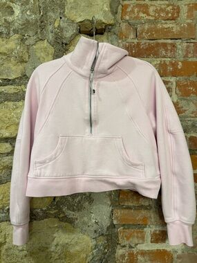 lululemon athletica Pale Pink Half-Zip Pullover